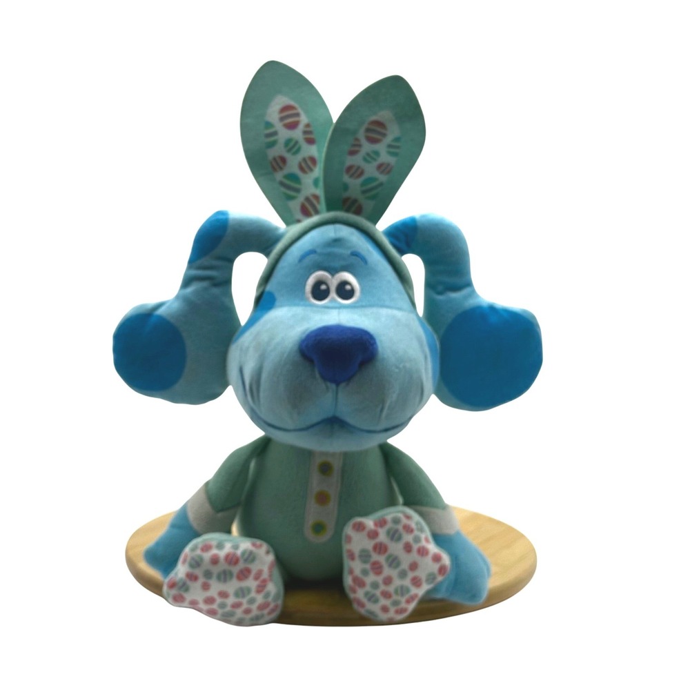 Blues Clues & You! Easter Bunny Blue Plush 2021 Nickelodeon Stuffed‎ Animal
